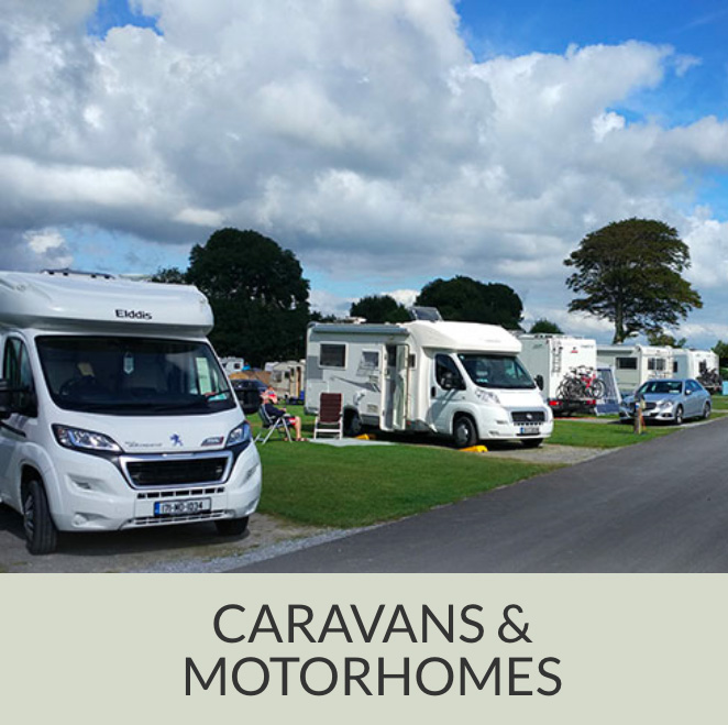 Parking for caravans and motorhomes
